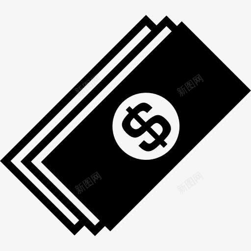 元钱的论文图标png_新图网 https://ixintu.com 商业 文件 旋转 比尔 生意 票据 美元 金钱 钱包