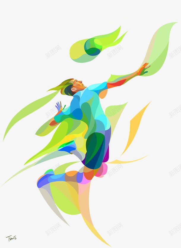 打排球的运动员彩色块png免抠素材_新图网 https://ixintu.com 专业排球 彩色块 打排球的运动员 排球少年 运动