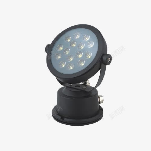 产品实物投射灯png免抠素材_新图网 https://ixintu.com 投射灯 灯具 照明 黑色