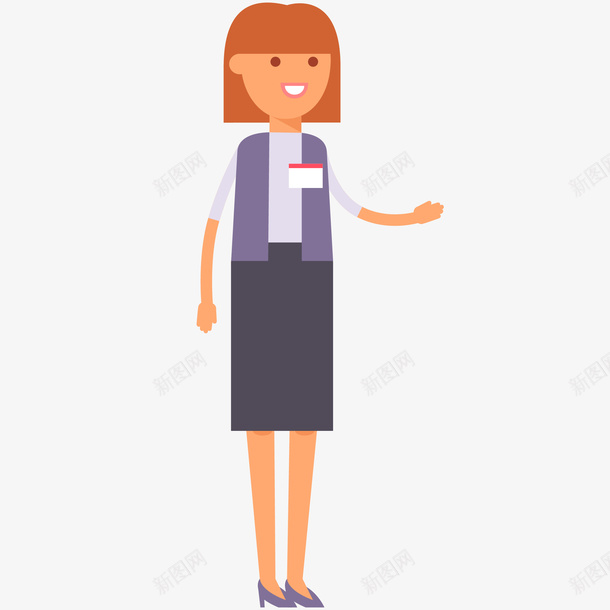商场营业员插画矢量图ai免抠素材_新图网 https://ixintu.com 买买买 促销 免抠PNG 双十一 商场 商场营业员矢量插画 营业员 购物 矢量图