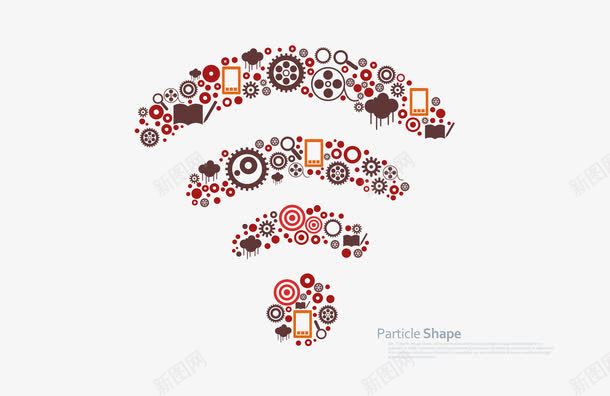 艺术wifi信号图标png_新图网 https://ixintu.com wifi 信号 图标 艺术图形