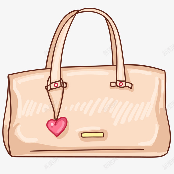 女式手提包插画矢量图ai免抠素材_新图网 https://ixintu.com 免抠PNG 包包 女式手提包矢量插画 手提包 时尚 皮包 矢量图