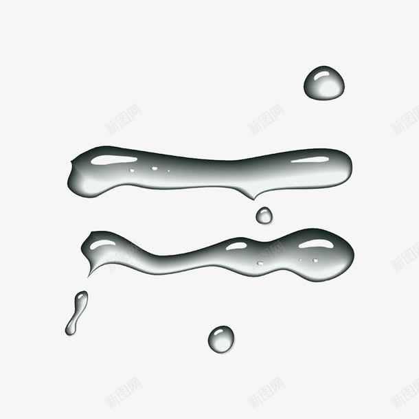 简约的水珠等于符号图标png_新图网 https://ixintu.com 卡通等于号 卡通等号 标识号 水珠 水珠等号 符号 等于号