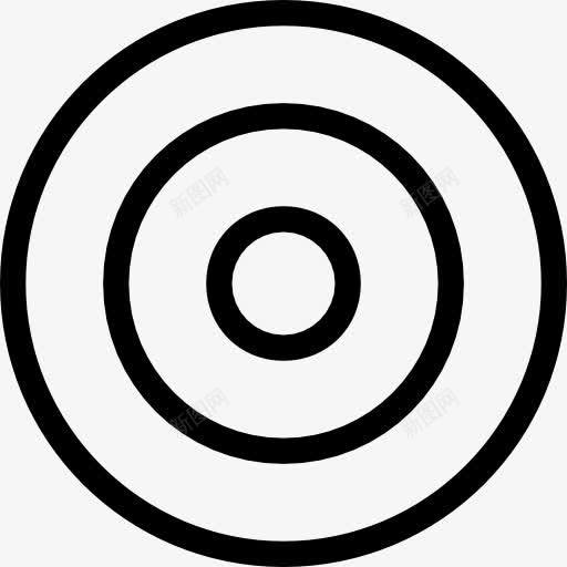 目标同心圆符号图标png_新图网 https://ixintu.com 体育 同心 圆 山楂运动行程 标志 目标 运动