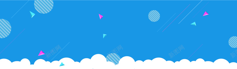 简单蓝色底色电商广告海报背景psd设计背景_新图网 https://ixintu.com 全屏 几何 圆形 大气 横版 简单 线条 背景 蓝色