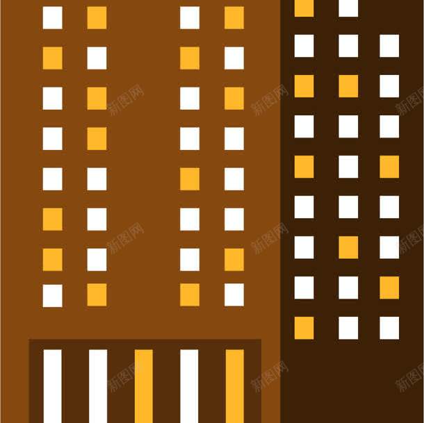 城市高楼大厦剪影png免抠素材_新图网 https://ixintu.com 卡通 地标 城市高楼 大厦 建筑物