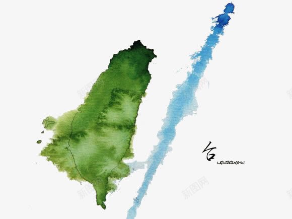台湾省水墨地图png免抠素材_新图网 https://ixintu.com 中华人民共和国省级行政区 中国台湾地图 中国台湾省 台湾卡通 台湾省 地图 水墨 祖国山河 色彩斑斓