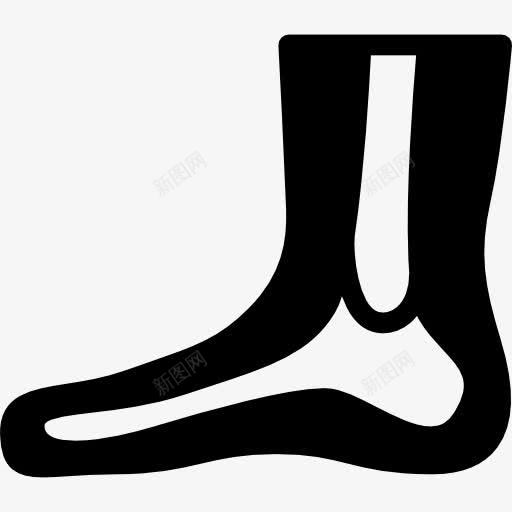 男性的脚图标png_新图网 https://ixintu.com 医疗 脚 腿 赤脚 足迹 骨骼
