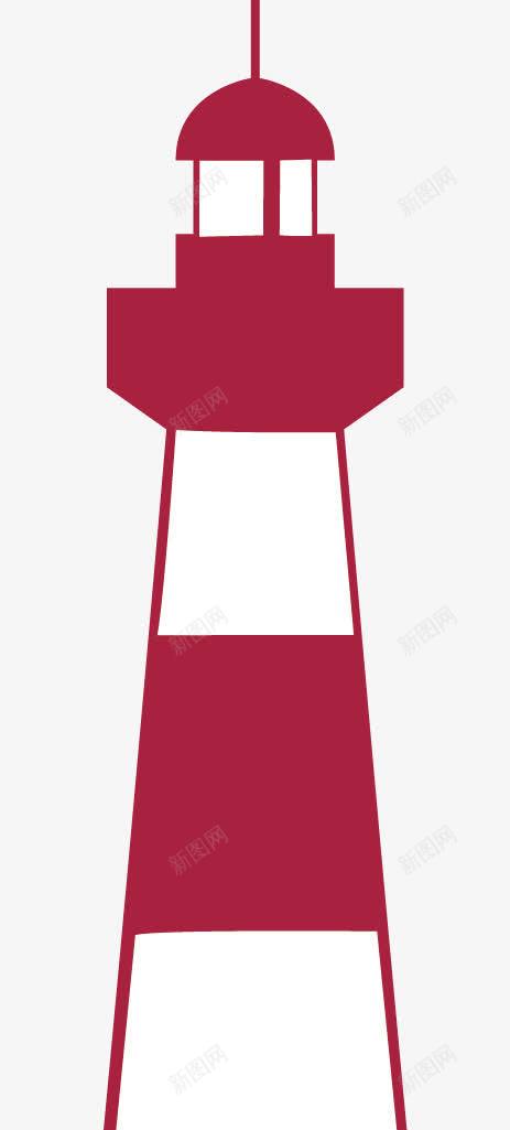 灯塔剪影png免抠素材_新图网 https://ixintu.com 建筑剪影 灯塔