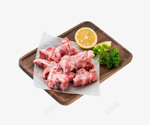 案板上的柠檬猪脊骨png免抠素材_新图网 https://ixintu.com 新鲜 柠檬 柠檬片 案板 猪脊骨 猪骨头 砧板 茴香