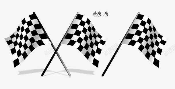 黑白方格小旗PSDpng免抠素材_新图网 https://ixintu.com PSD素材 号令旗 小旗 方格 旗帜 棋子 比赛 赛车 黑白