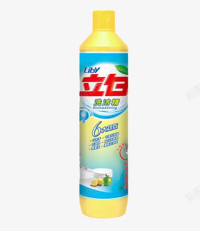 立白6大功效洗洁精png免抠素材_新图网 https://ixintu.com 产品实物 洗洁精 立白