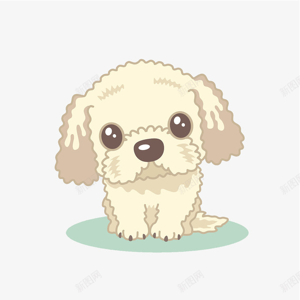 萌萌的狗狗png免抠素材_新图网 https://ixintu.com 亮晶晶的眼睛 善良 忠诚 白色的毛 红斗篷 萌萌的狗狗 金毛卡通
