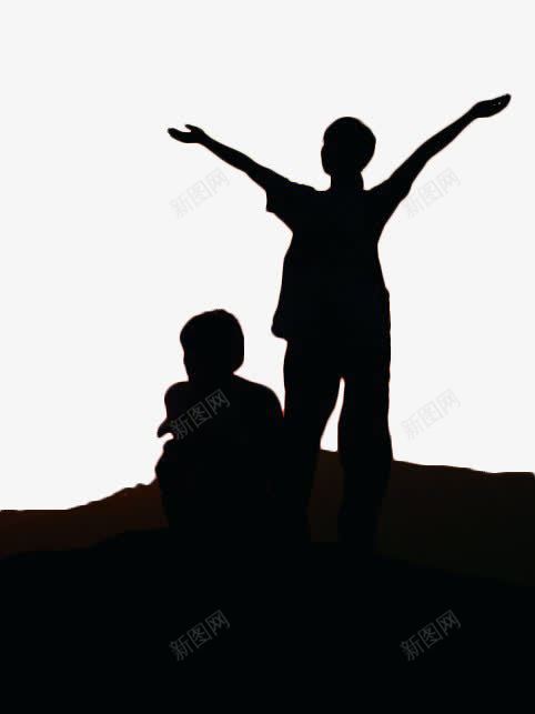 男女黑色背影拥抱明天png免抠素材_新图网 https://ixintu.com PNG图片 两个人 拥抱明天 放手拥抱 黑色背影