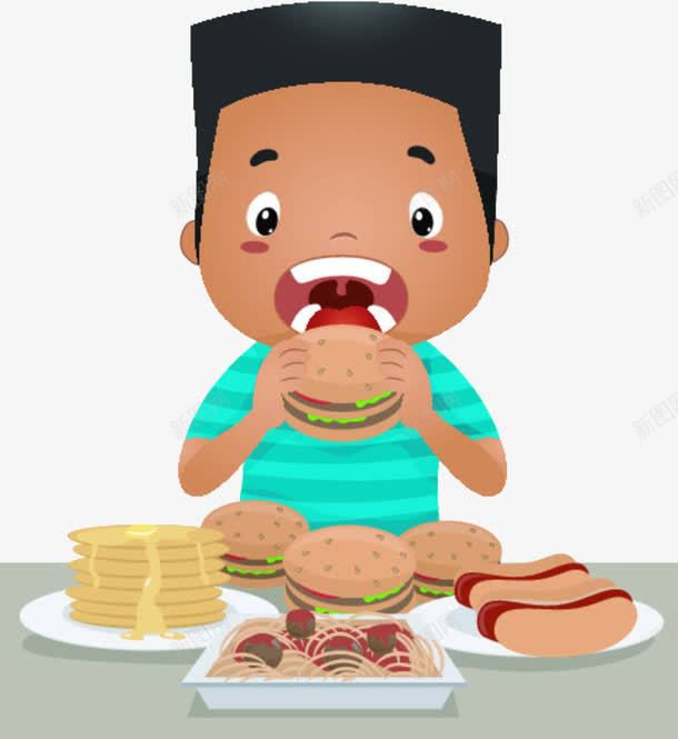 暴饮暴食的人png免抠素材_新图网 https://ixintu.com 暴饮暴食 汉堡 病 禁止吃甜食 糖尿病 肥胖 胰岛素分泌过少 血液中含糖量过高 血糖高 高血糖