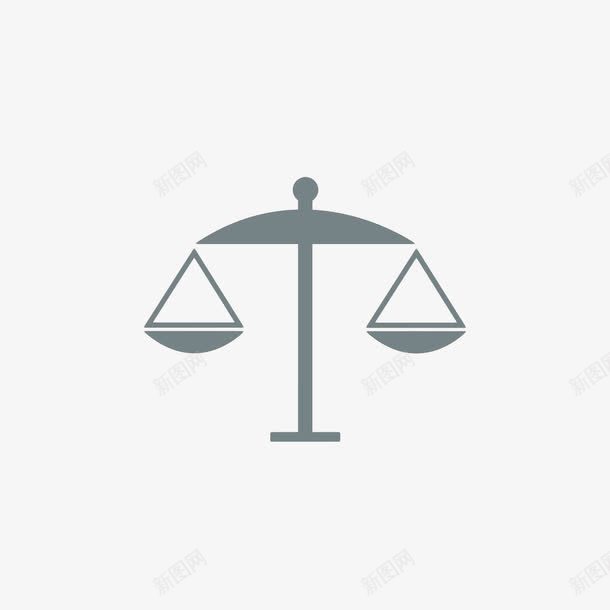 手绘扁平天平png免抠素材_新图网 https://ixintu.com 公正 天平 天平砝码 扁平 手绘 托盘 托盘天平 水平称 称 蓝色