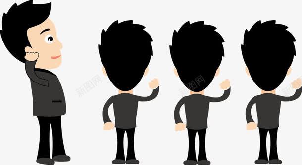 卡通插图引导别人宣誓png免抠素材_新图网 https://ixintu.com 卡通 发誓 宣誓人