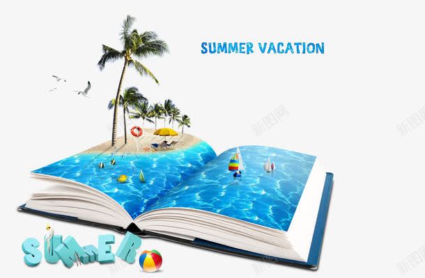 夏天png免抠素材_新图网 https://ixintu.com 书 夏天 夏季 夏日 大海 帆船 沙滩 知识