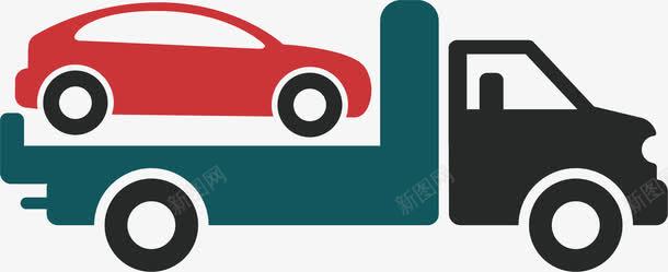拖车汽车png免抠素材_新图网 https://ixintu.com 卡通 货车 车辆维修 轿车修理 轿车修理保养 轿车修理小人 轿车修理工人
