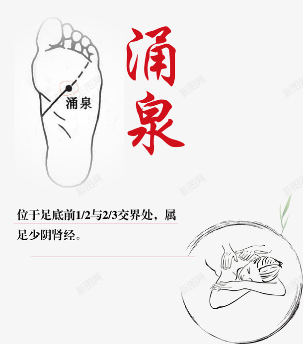 卡通人体足部穴位矢量图ai免抠素材_新图网 https://ixintu.com 人体经络 人体经脉图 人体设计 十二 卡通设计 手绘设计 矢量图 经络图 背部 足部