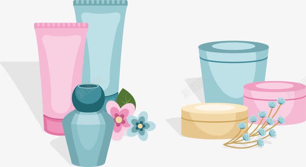 女性美容保养品矢量图ai免抠素材_新图网 https://ixintu.com SPA 保养品 女性养生 矢量素材 精油 精油皂 矢量图