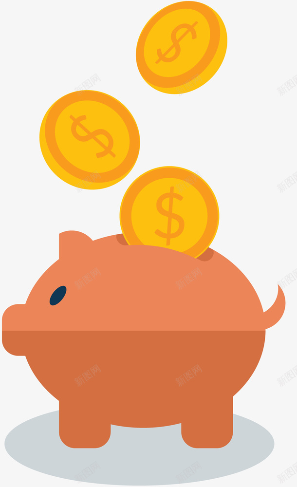 PPT装饰金猪存钱罐矢量图ai免抠素材_新图网 https://ixintu.com PPT 装饰图案 金猪存钱罐 金融 金融PPT 矢量图