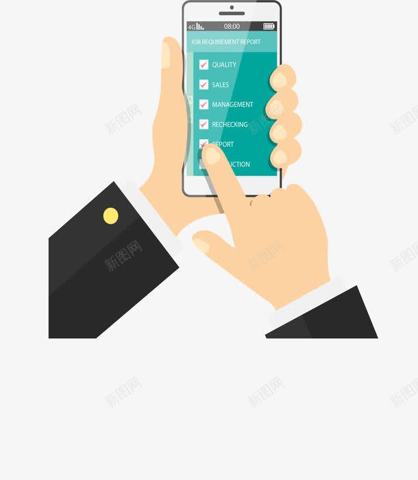 手机备忘录png免抠素材_新图网 https://ixintu.com 办公软件 备忘录 工作计划 应用软件 矢量素材