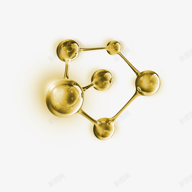 水解胶原蛋白锌png免抠素材_新图网 https://ixintu.com 元素 分子 分子元素 分子示意图 水解分子 胶原蛋白