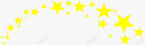 金黄色五角星png免抠素材_新图网 https://ixintu.com 五角星 卡通 国庆 星星 漫天星光 装饰 魔法