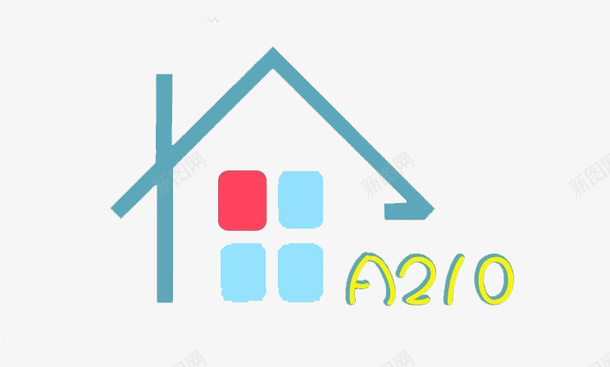 酒店住宿标志png免抠素材_新图网 https://ixintu.com 住宿 住宿标志 安静 房屋 窗户 红色 舒适 蓝色 酒店