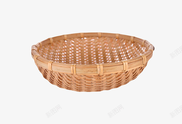 棕色容器用于晾晒的篮子编织物实png免抠素材_新图网 https://ixintu.com 方便 晾晒 有朦胧感 棕色容器用于晾晒的篮子编织物实物免费下载 篮子 簸箕 织物 编织物 轻巧 轻薄