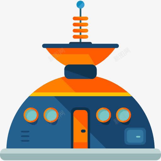空间站图标png_新图网 https://ixintu.com 卫星地面站 太空站 技术 星系天文学 杂 空间