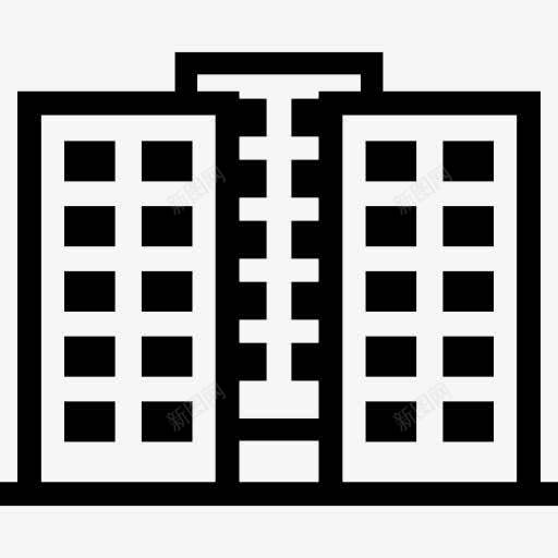 公寓图标png_新图网 https://ixintu.com 住宅 公寓 建筑 房地产 房屋