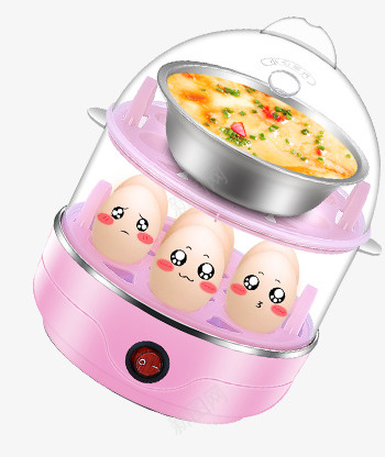 煮蛋器实物png免抠素材_新图网 https://ixintu.com 双层煮蛋器 家电用品 煮蛋器 鸡蛋
