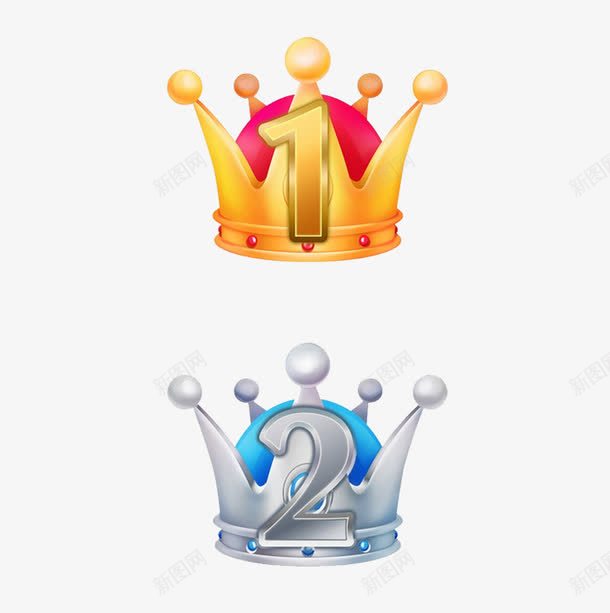 金银铜皇冠png免抠素材_新图网 https://ixintu.com 卡通 王冠 皇冠 金冠 铜冠 银冠