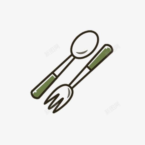 卡通小勺叉子png免抠素材_新图网 https://ixintu.com 儿童画 卡通小勺叉子 卡通餐具 可爱 小勺叉子 手绘小勺叉子 绘画 餐具
