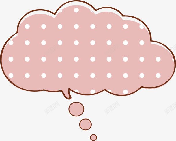 红色对话框png免抠素材_新图网 https://ixintu.com AI 云朵 卡通 可爱 圆点 对话框 手绘 插画 曲线 红色 线条