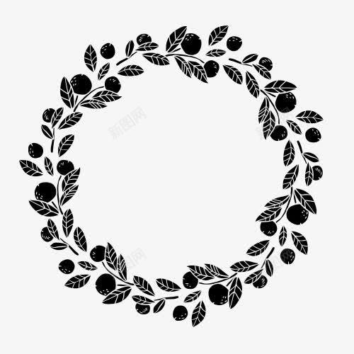 花环花边手绘边框png免抠素材_新图网 https://ixintu.com 平面设计 手绘 精美 花环 花边 装饰 设计 边框 陪衬