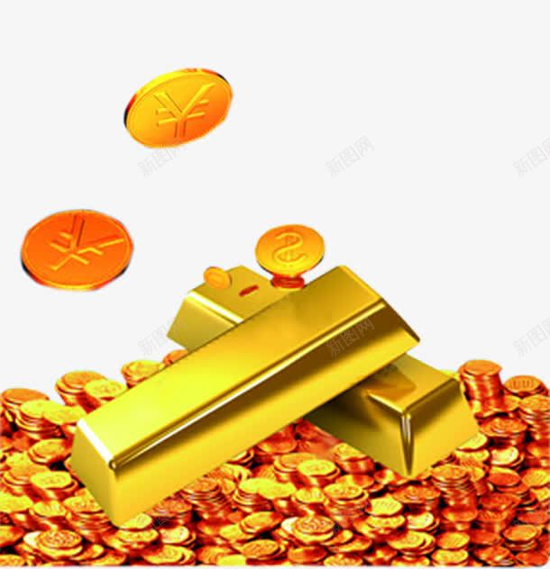 金币金条年终奖理财插图png免抠素材_新图网 https://ixintu.com 年终奖 理财 金币 金条 金钱