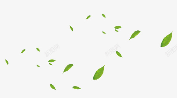 飘落的树叶子png免抠素材_新图网 https://ixintu.com 免扣 植物 绿叶 飘落