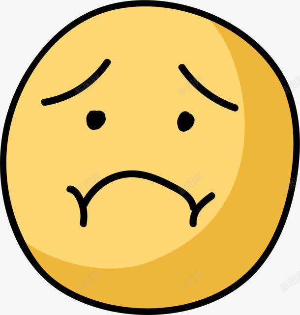 憋屈表情png免抠素材_新图网 https://ixintu.com emoji 卡通手绘 大黄脸 委屈 憋屈 表情包