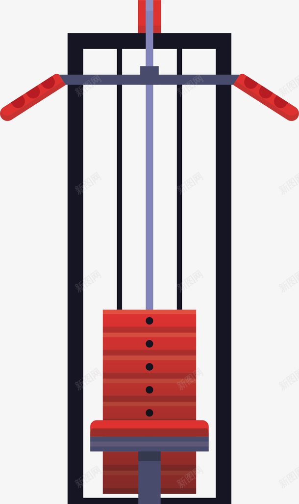 卡通健身器材臂力器矢量图ai免抠素材_新图网 https://ixintu.com 举重 体育 健身 健身房 健身馆 卡通 器材 文体 活动 臂力器 运动 锻炼 矢量图