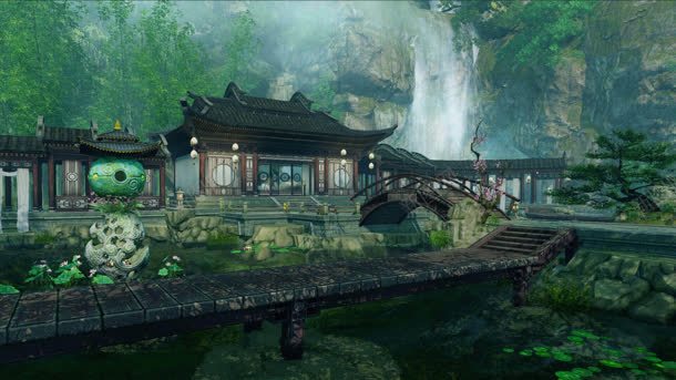 古风仙侠山庄游戏场景jpg设计背景_新图网 https://ixintu.com 古风 场景 山庄 游戏