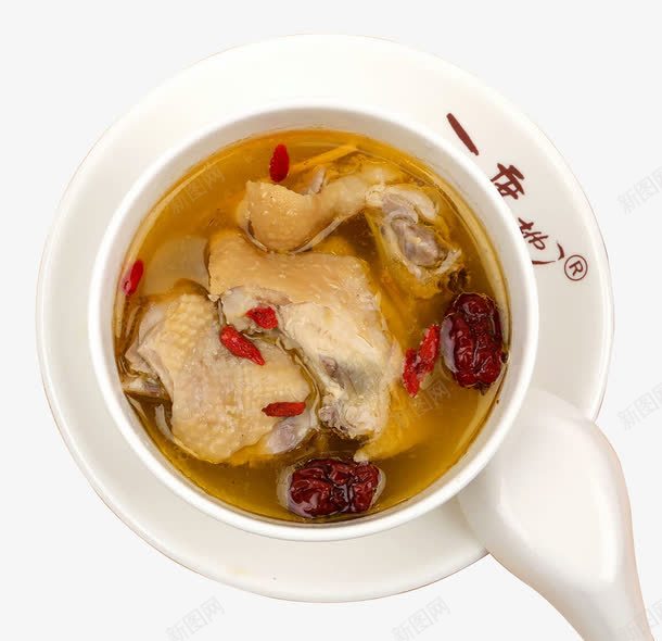 美味的土鸡汤png免抠素材_新图网 https://ixintu.com 汤类 盘子 美味 营养的 鸡汤