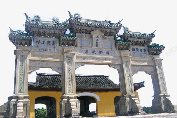 泰山人文景观png免抠素材_新图网 https://ixintu.com 南天门 古代建筑 天梯 摄影 泰山顶