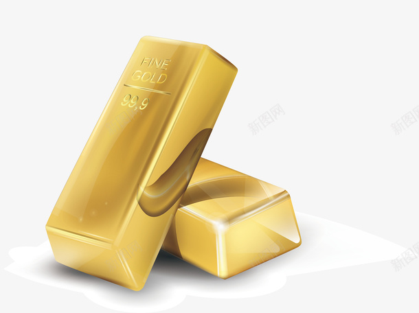 com 两块金砖 发财 诱人 财富 金光闪闪 金块 金币 金条 金砖 金色
