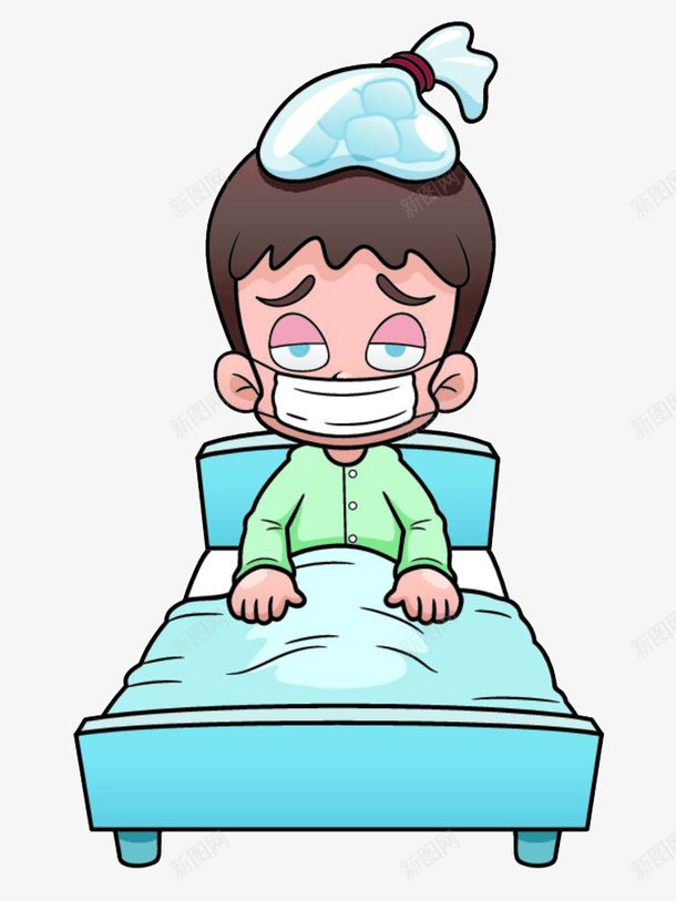 生病发烧没精神的孩子png免抠素材_新图网 https://ixintu.com 冰块 发烧 发烧发冷 发烧的宝宝 口罩 宝宝发烧 没有精神 生病 生病的孩子 生老病死