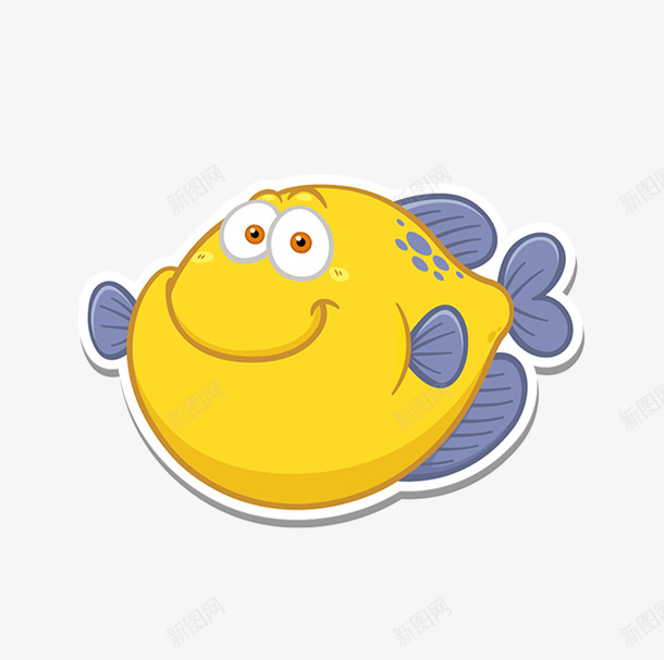 一只大嘴鱼图标png_新图网 https://ixintu.com 一只 图标 大嘴 鱼