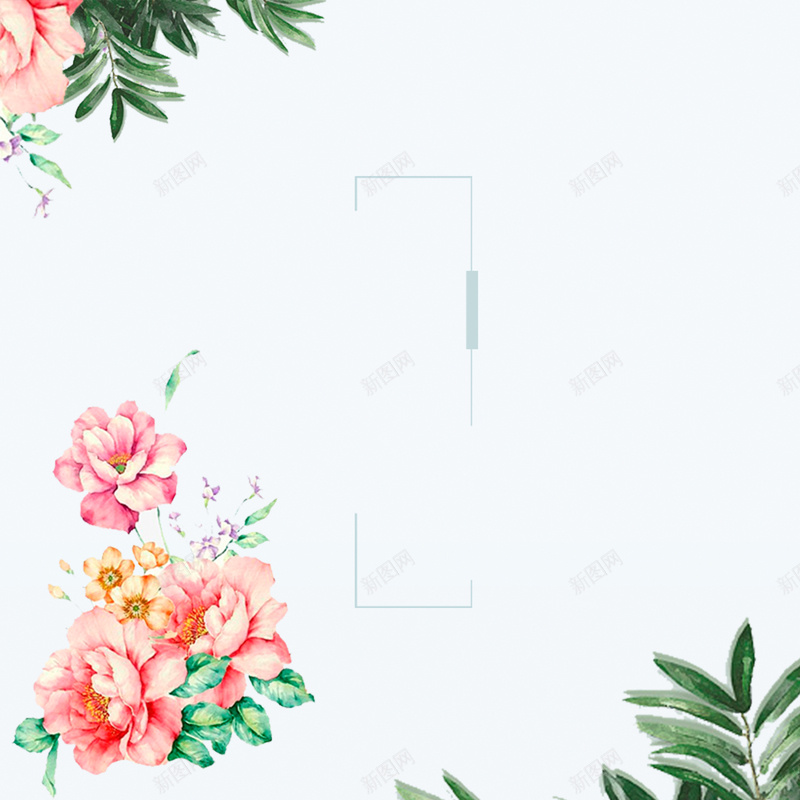 鲜花清新夏季新品上市海报背景模板psd设计背景_新图网 https://ixintu.com 618专场 叶子 夏季新品 年中大促 新品上市 海报背景模板 淘宝女装 清新 鲜花