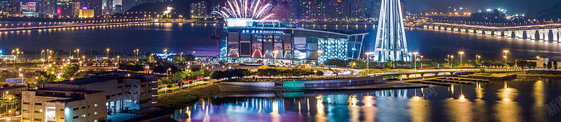澳门回归大气几何烟花蓝色bannerpsd设计背景_新图网 https://ixintu.com 中华人民共和国香港特别行政区 中国澳门 周年庆 展板背景 庆祝澳门回归 澳门印象 澳门回归 澳门回归日 澳门夜景 澳门旅 澳门游玩 澳门赌场 背景图
